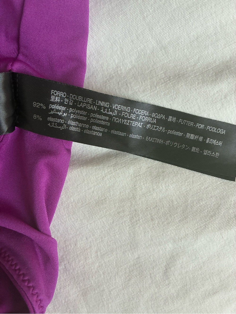 Zara Purple Twist Keyhole One-Piece Swimsuit - Picture 6 of 6
